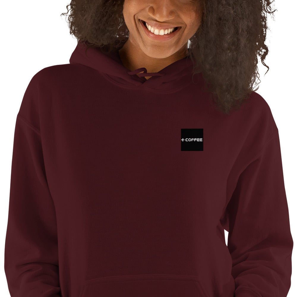+ COFFEE Logo (on Chest) & CAN Logo (sleeve) Unisex Hoodie