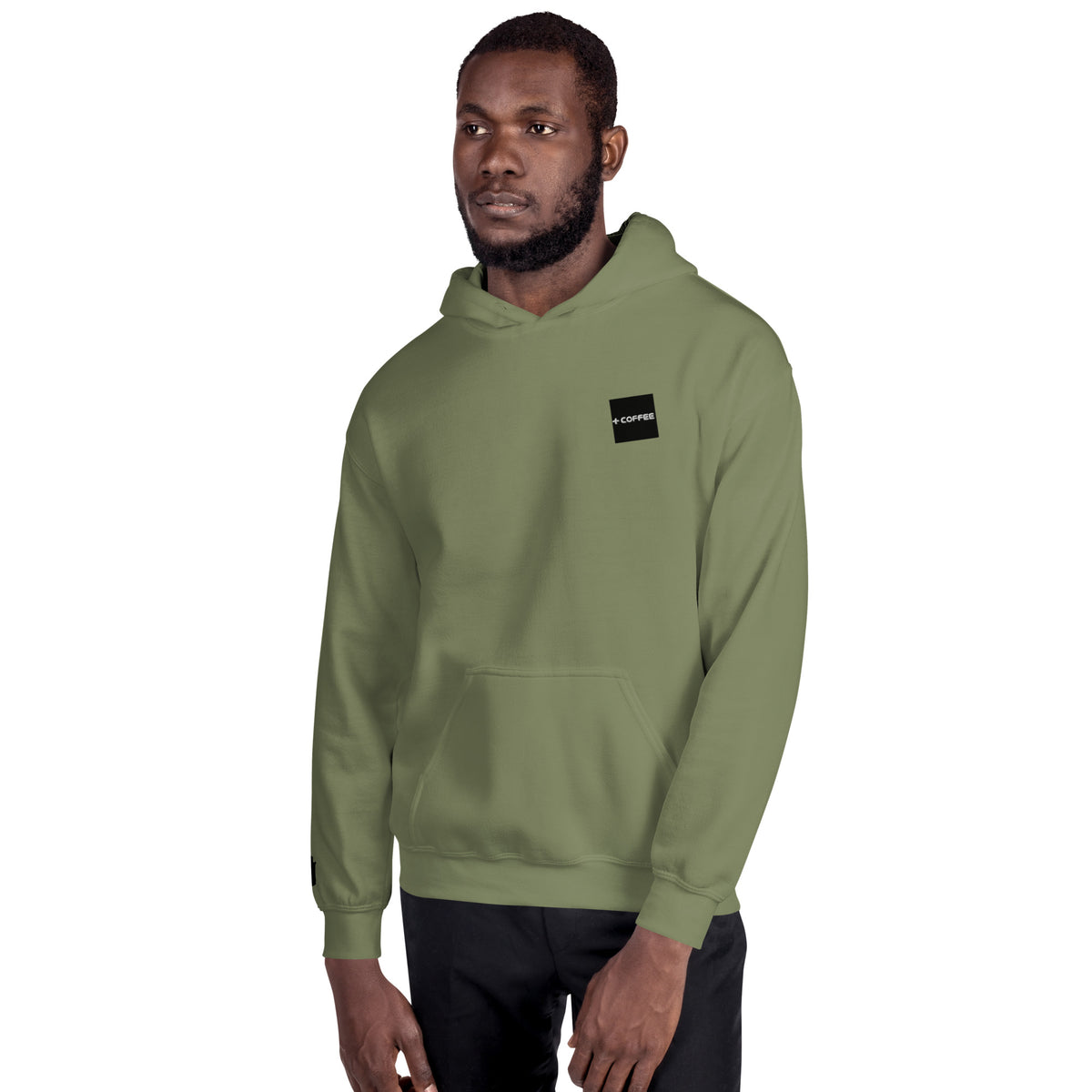 + COFFEE Logo (on Chest) & CAN Logo (sleeve) Unisex Hoodie