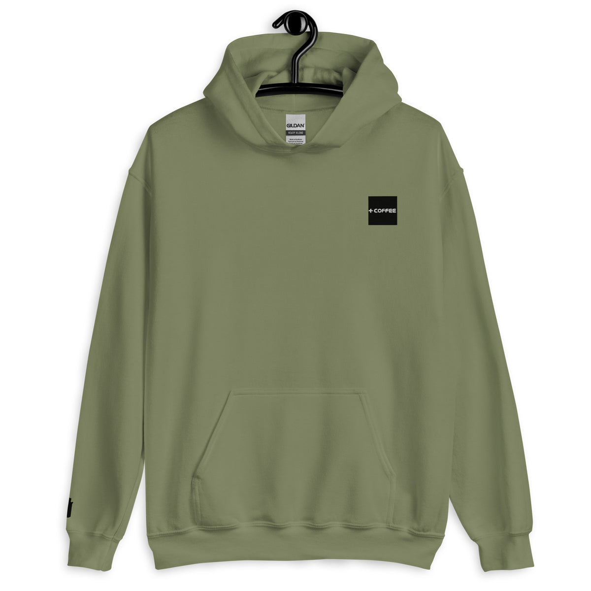+ COFFEE Logo (on Chest) & CAN Logo (sleeve) Unisex Hoodie