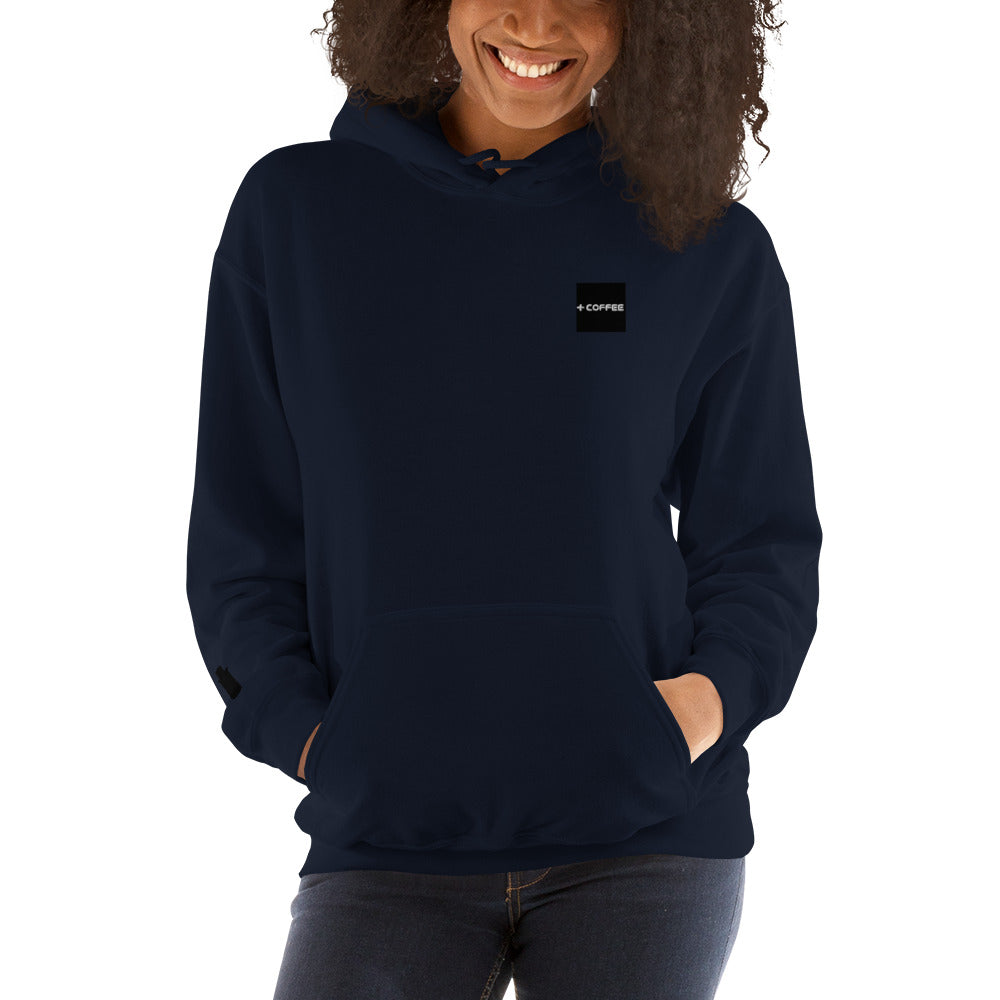 + COFFEE Logo (on Chest) & CAN Logo (sleeve) Unisex Hoodie