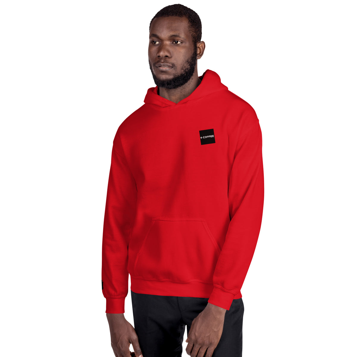 + COFFEE Logo (on Chest) & CAN Logo (sleeve) Unisex Hoodie