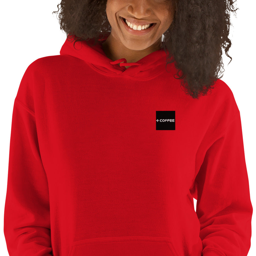 + COFFEE Logo (on Chest) & CAN Logo (sleeve) Unisex Hoodie