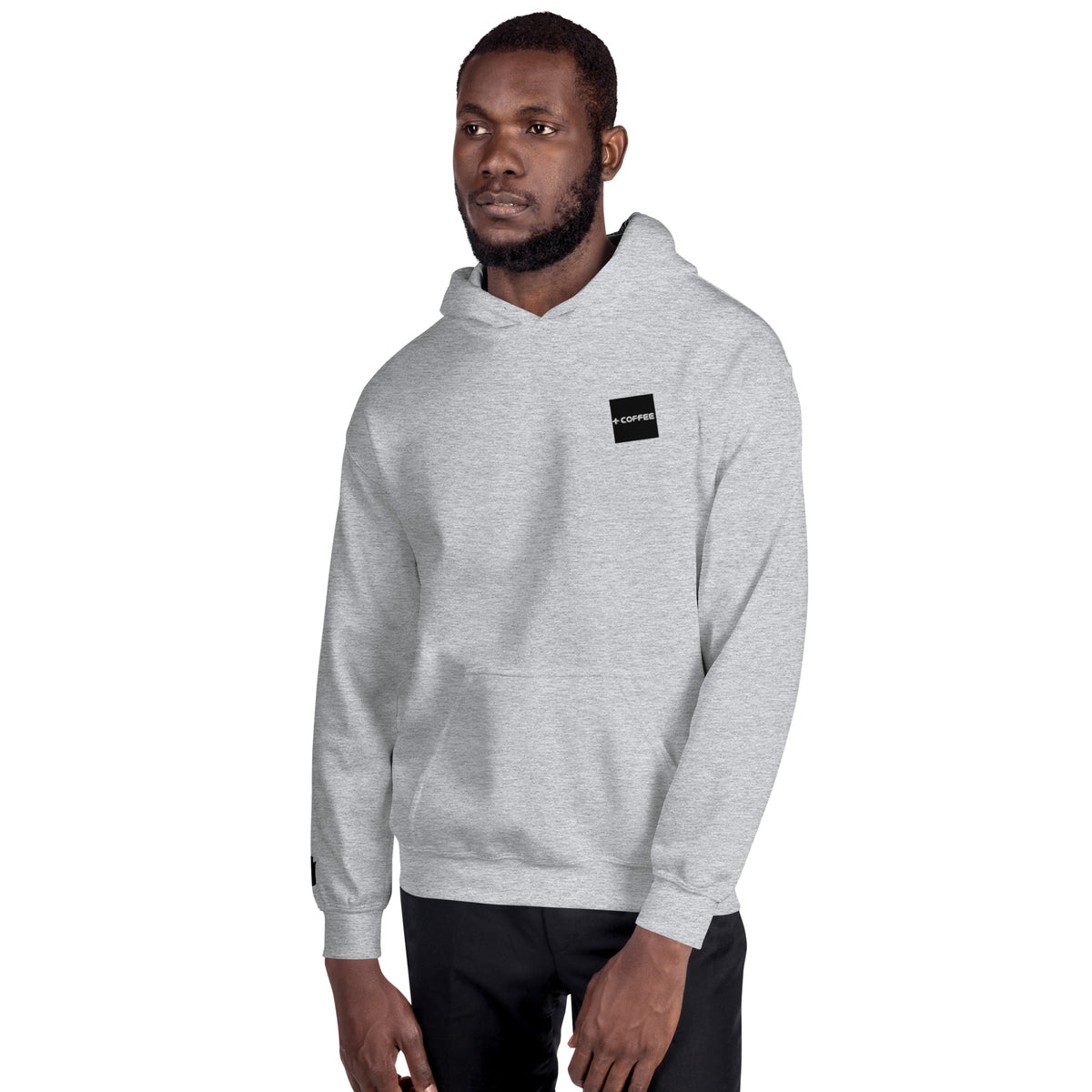 + COFFEE Logo (on Chest) & CAN Logo (sleeve) Unisex Hoodie