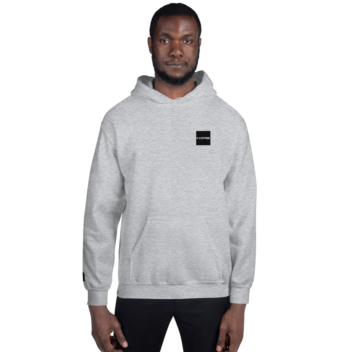 + COFFEE Logo (on Chest) & CAN Logo (sleeve) Unisex Hoodie