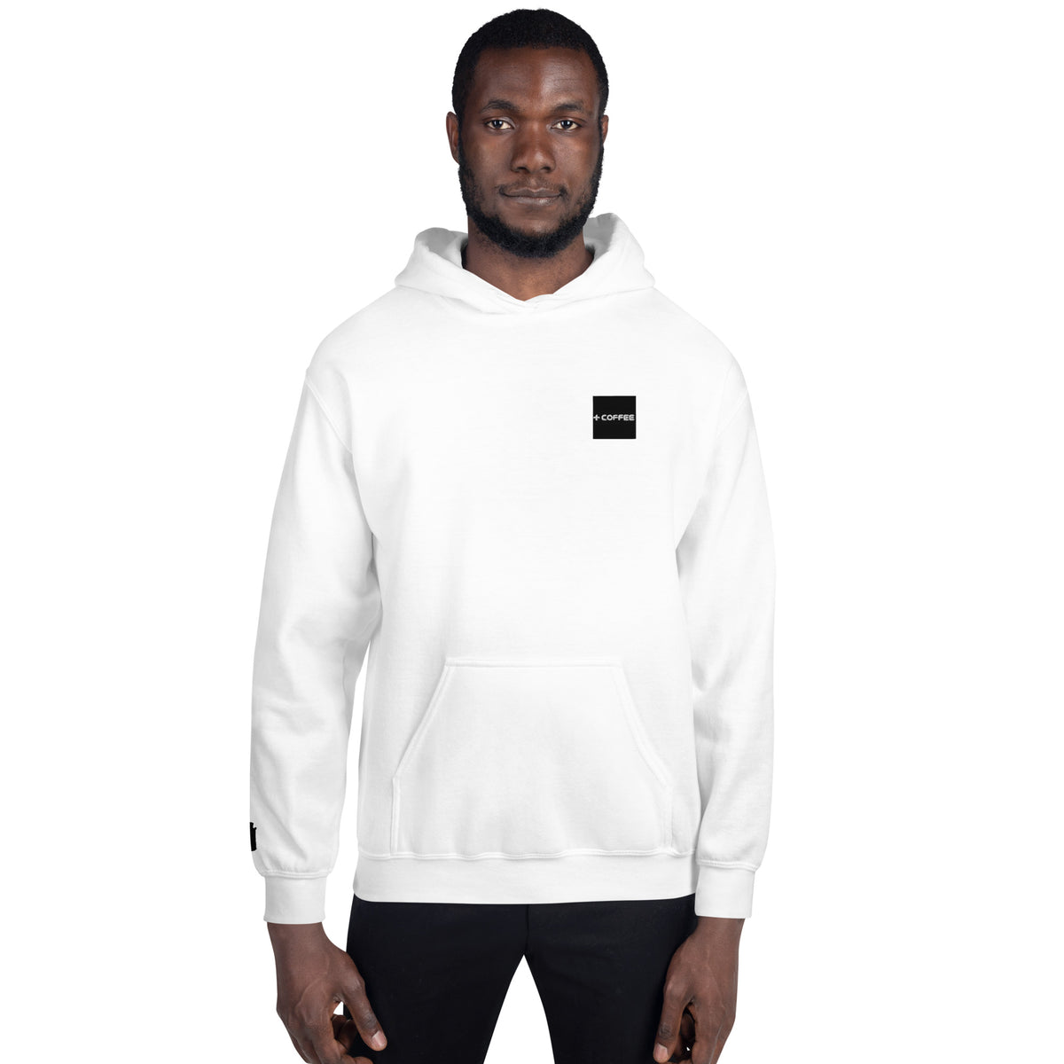 + COFFEE Logo (on Chest) & CAN Logo (sleeve) Unisex Hoodie