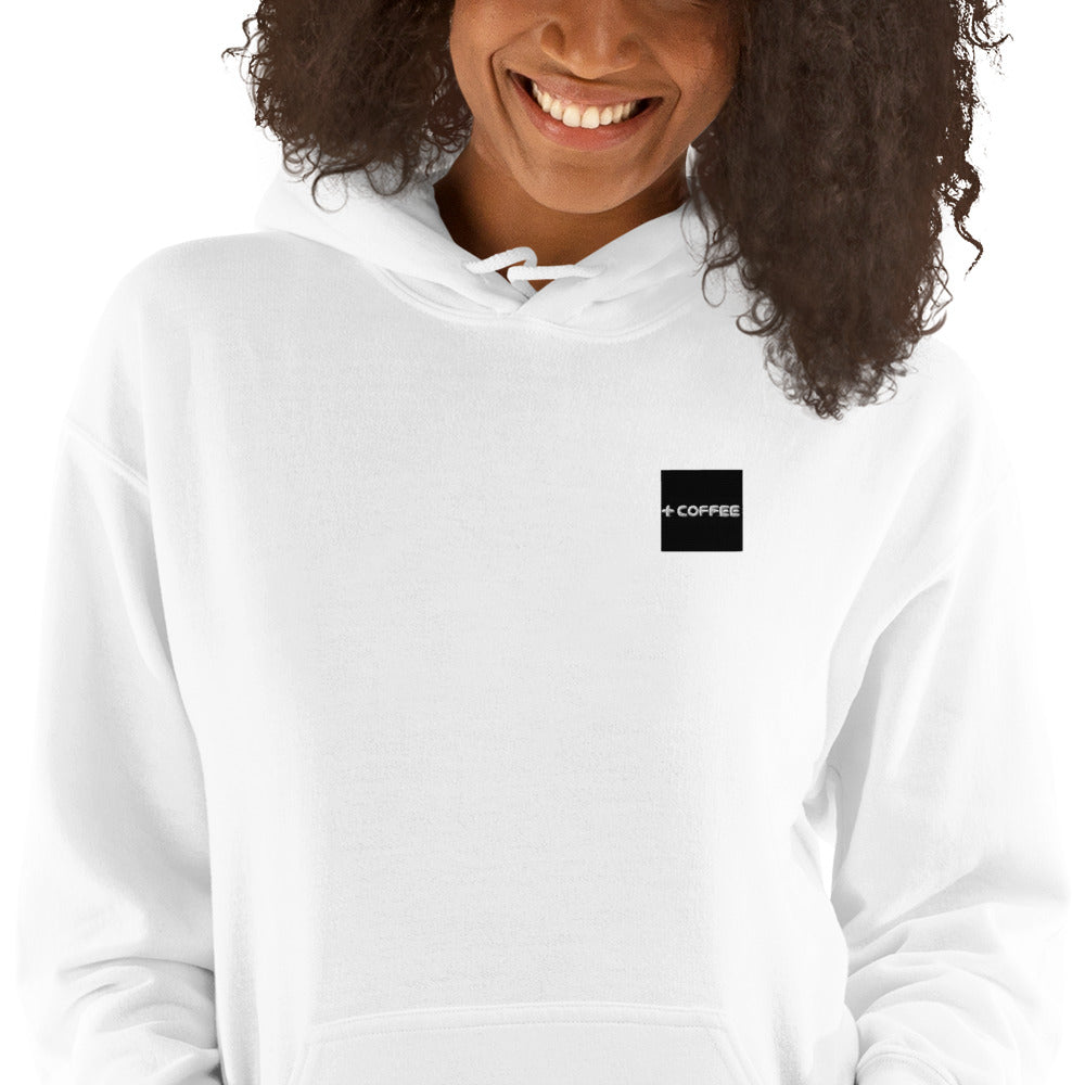 + COFFEE Logo (on Chest) & CAN Logo (sleeve) Unisex Hoodie