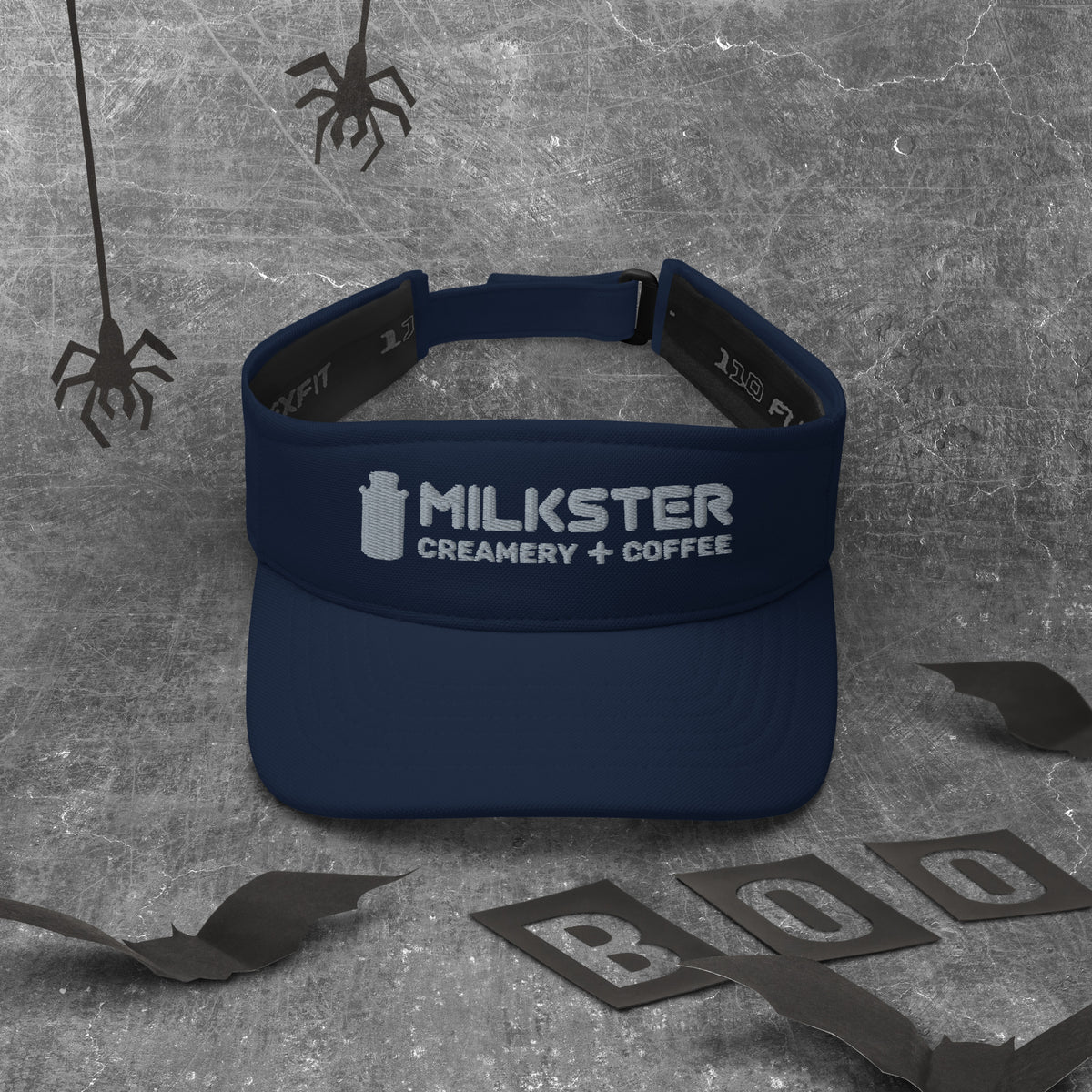3.0 Milkster Portrait Logo  (Creamery + Coffee) Visor