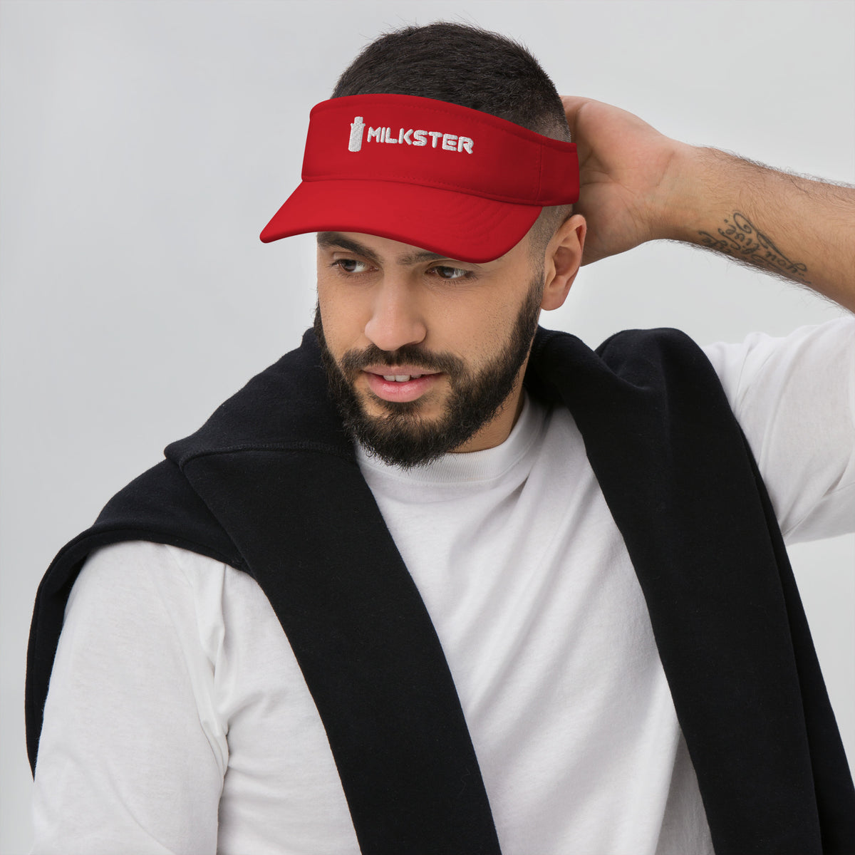 Milkster Logo "can & name only" Staff Visor (*Our suggested retail price is 26.99$)